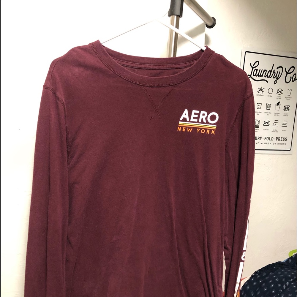 Aeropostale Maroon Long Sleeve